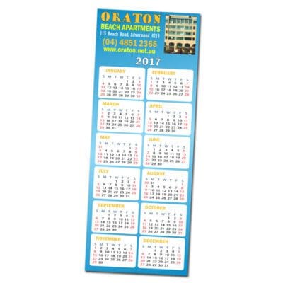 Magnetic Calendar 58 x 148mm - CA14