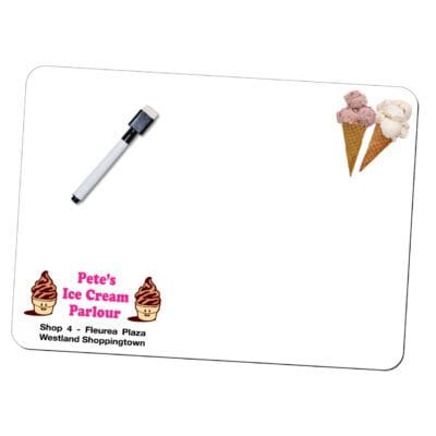 Magnetic White Board  427 x 294mm - WB01