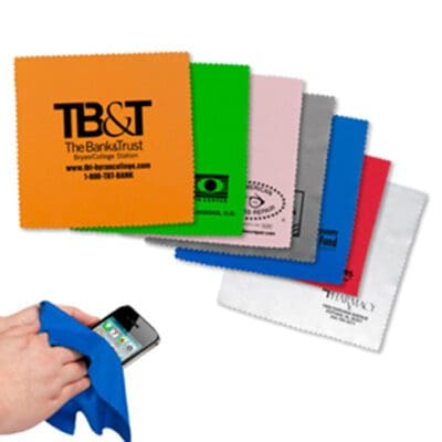 Microfibre Lens Cloth - 1 Colour 1 Sided Print - SMLC