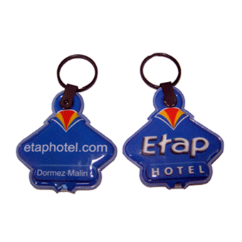 PVC Keyring with LED light - PKL