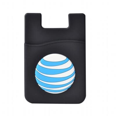 Silicone Mobile Wallet with 3D Logos - SMW3D